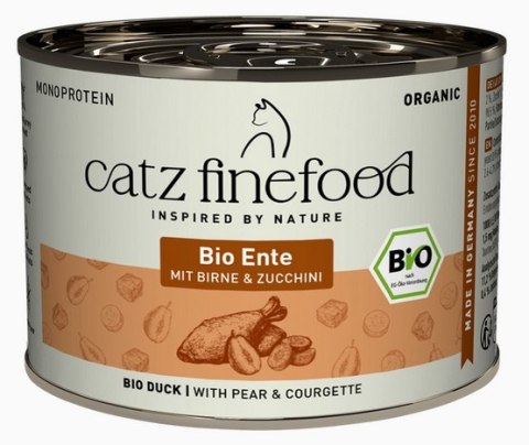 Catz Finefood Catz Finefood Organic Bio Kaczka (N.505) puszka 200g