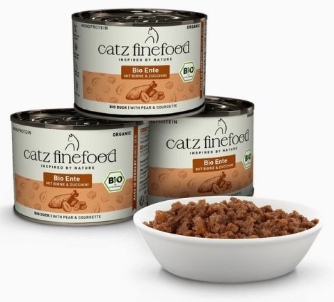 Catz Finefood Catz Finefood Organic Bio Kaczka (N.505) puszka 200g