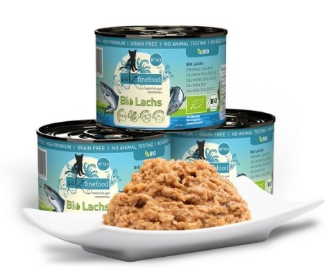 Catz Finefood Catz Finefood Organic Bio Łosoś (N.513) puszka 200g
