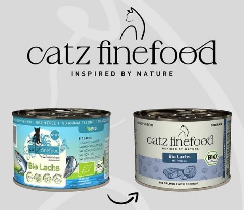 Catz Finefood Catz Finefood Organic Bio Łosoś (N.513) puszka 200g