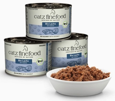 Catz Finefood Catz Finefood Organic Bio Łosoś (N.513) puszka 200g