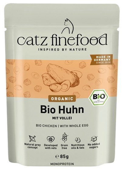 Catz Finefood Catz Finefood Organic Bio Kurczak (N.503) saszetka 85g
