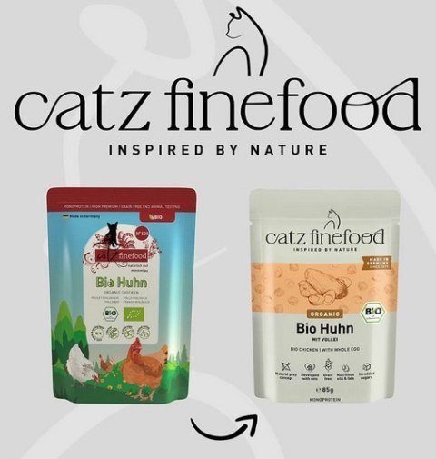 Catz Finefood Catz Finefood Organic Bio Kurczak (N.503) saszetka 85g