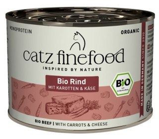Catz Finefood Catz Finefood Organic Bio Wołowina (N.507) puszka 200g
