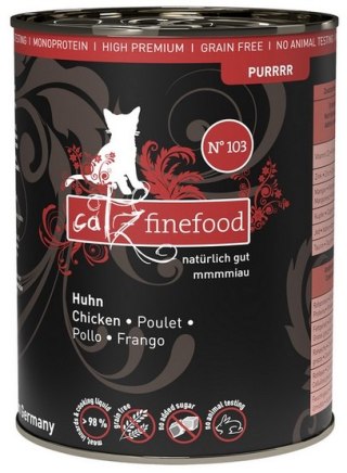 Catz Finefood Catz Finefood Pure Drób (Purrrr N.103) puszka 400g