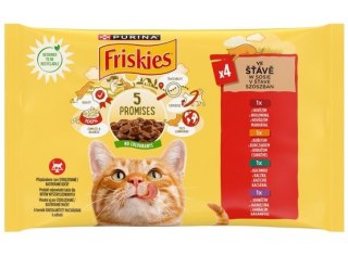Friskies Friskies Mix mięsny w sosie saszetki 4x85g