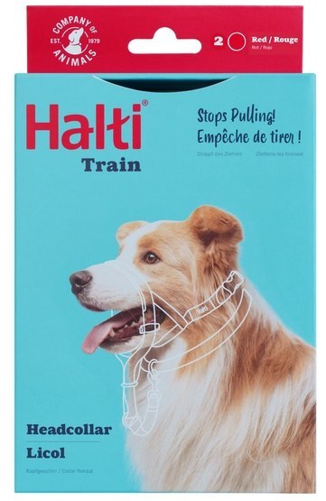 Halti Halti Kantarek - obroża uzdowa rozmiar 2 czerwona