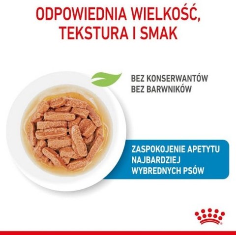 Royal Canin Size Royal Canin Medium Puppy karma mokra w sosie dla szczeniąt, od 2 do 12 miesiąca, ras średnich 140g