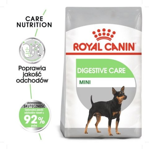 Royal Canin Size Royal Canin Mini Digestive Care karma sucha dla psów dorosłych, ras małych o wrażliwym przewodzie pokarmowym 3kg