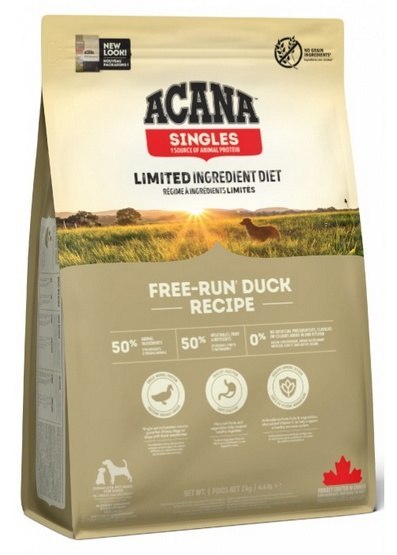 Acana Acana Singles Free-Run Duck 2kg