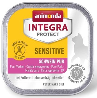 Animonda Integra Animonda Integra Protect Sensitive dla kota - z wieprzowiną tacka 100g