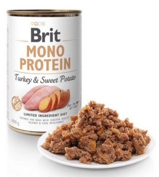 Brit Brit Mono Protein Turkey & Sweet Potato puszka 400g