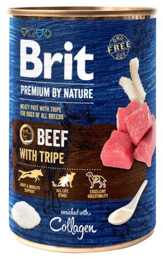 Brit Brit Premium By Nature Beef & Tripe puszka 400g
