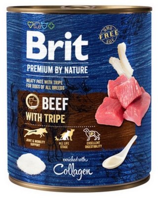 Brit Brit Premium By Nature Beef & Tripe puszka 800g