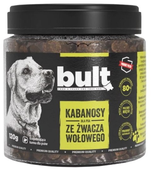 Bult Bult Treserki Kabanosy ze żwacza wołowego słoik 120g