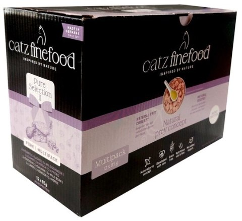 Catz Finefood Catz Finefood Pure Selection (Purrrr Collection) II saszetki multipack 12x80/85g