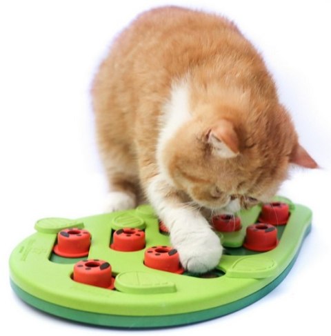 Outward Hound Nina Ottosson Cat Buggin' Out Puzzle & Play - gra edukacyjna dla kotów