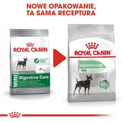 Royal Canin Size Royal Canin Mini Digestive Care karma sucha dla psów dorosłych, ras małych o wrażliwym przewodzie pokarmowym 1kg