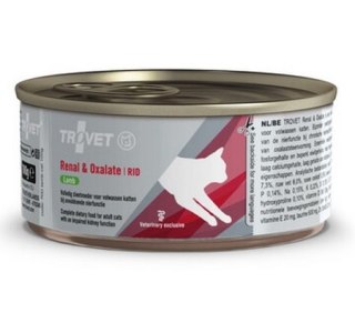 Trovet Trovet RID Renal & Oxalate dla kota jagnięcina puszka 100g