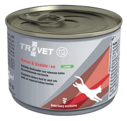 Trovet Trovet RID Renal & Oxalate dla kota jagnięcina puszka 200g
