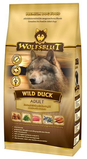 Wolfsblut Wolfsblut Dog Wild Duck Adult - kaczka i ziemniaki 2kg