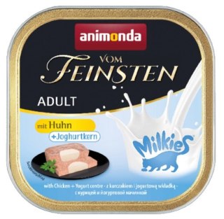 Animonda vom Feinsten Animonda vom Feinsten Milkies Cat Kurczak + Jogurt tacka 100g