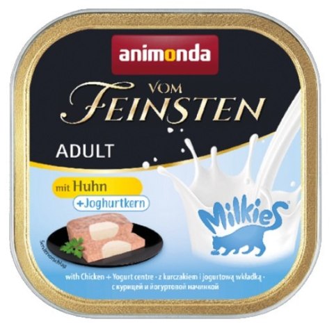 Animonda vom Feinsten Animonda vom Feinsten Milkies Cat Kurczak + Jogurt tacka 100g