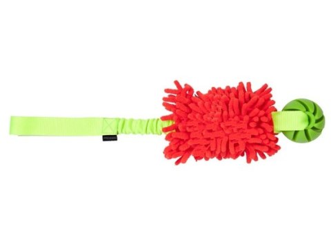 Dingo Dingo Zabawka dla psa - Szarpak Mop Bungee z piłką różowy