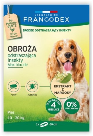 Francodex Francodex Obroża odstraszająca insekty średnie psy 10-20kg 60cm [FR179172]