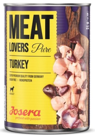 Josera Josera Pies Meat Lovers Pure Indyk puszka 400g