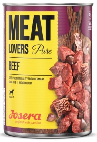 Josera Josera Pies Meat Lovers Pure Wołowina puszka 400g