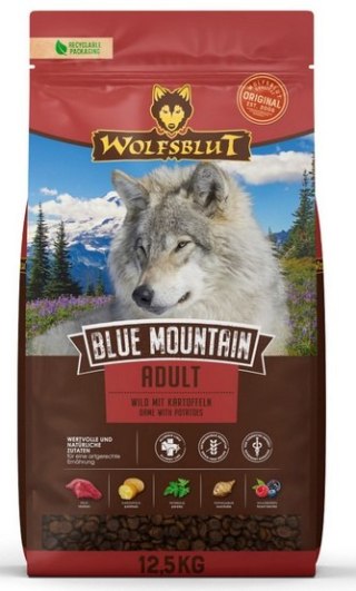 Wolfsblut Wolfsblut Dog Blue Mountain Adult - dziczyzna i ziemniaki 12,5kg
