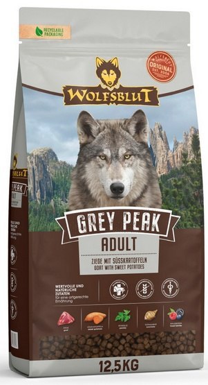 Wolfsblut Wolfsblut Dog Grey Peak Adult - koza i bataty 12,5kg