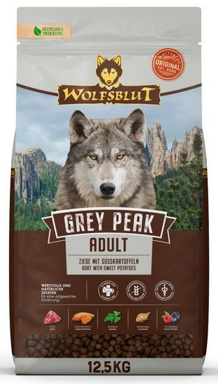 Wolfsblut Wolfsblut Dog Grey Peak Adult - koza i bataty 12,5kg