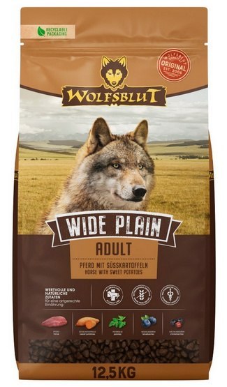 Wolfsblut Wolfsblut Dog Wide Plain Adult - konina i bataty 12,5kg