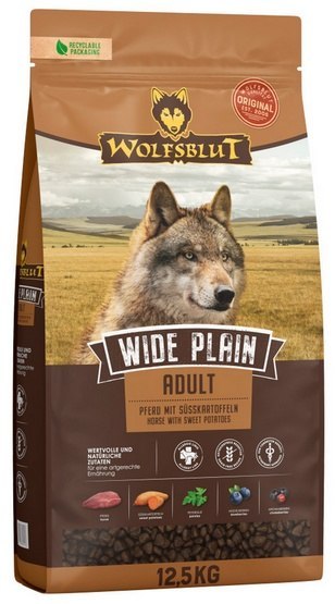 Wolfsblut Wolfsblut Dog Wide Plain Adult - konina i bataty 12,5kg