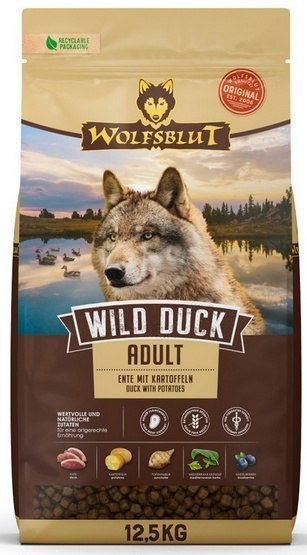 Wolfsblut Wolfsblut Dog Wild Duck Adult - kaczka i ziemniaki 12,5kg