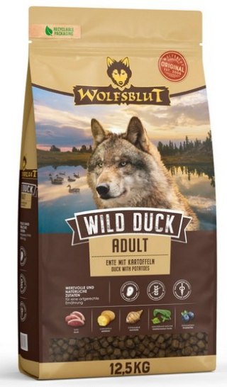 Wolfsblut Wolfsblut Dog Wild Duck Adult - kaczka i ziemniaki 12,5kg