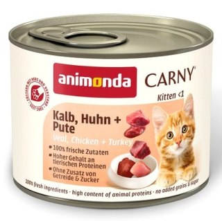 Animonda Carny Animonda Carny Kitten Cielęcina + Kurczak + Indyk puszka 200g