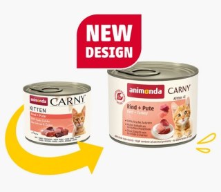 Animonda Carny Animonda Carny Kitten Wołowina + Indyk puszka 200g