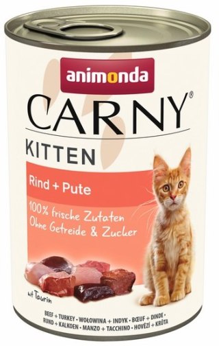 Animonda Carny Animonda Carny Kitten Wołowina + Indyk puszka 400g