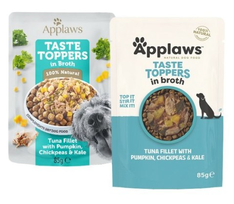 Applaws Applaws Taste Toppers Saszetka dla psa - tuńczyk, dynia i ciecierzyca w sosie 85g