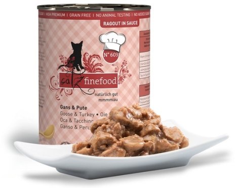 Catz Finefood Catz Finefood Ragout in Sauce Gęś i Indyk (N.603) puszka 380g