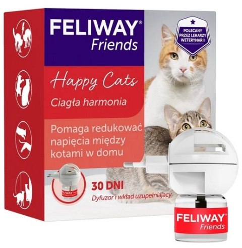 Feliway Feliway Friends - kocie feromony Zestaw Startowy (Dyfuzor+wkład)