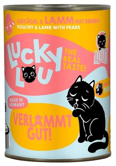 Lucky Lou Lucky Lou Lifestage Adult Drób i jagnięcina puszka 400g