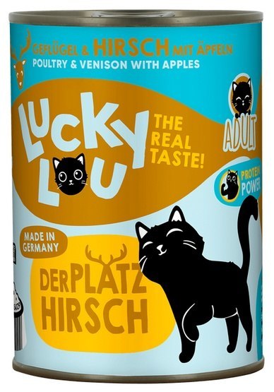 Lucky Lou Lucky Lou Lifestage Adult Drób i jeleń puszka 400g
