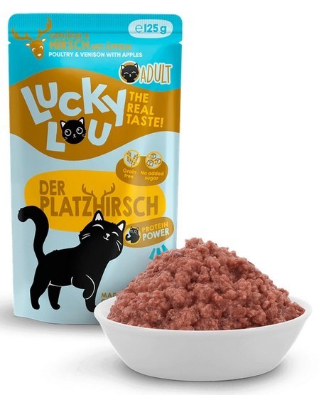 Lucky Lou Lucky Lou Lifestage Adult Drób i jeleń saszetka 125g