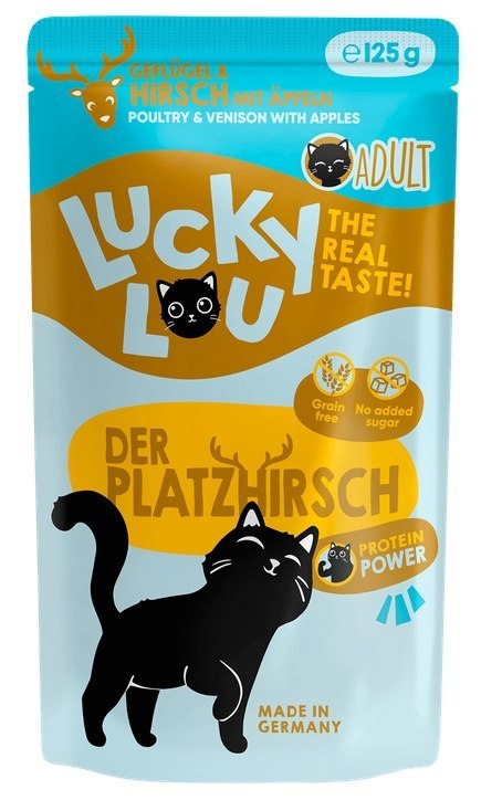 Lucky Lou Lucky Lou Lifestage Adult Drób i jeleń saszetka 125g