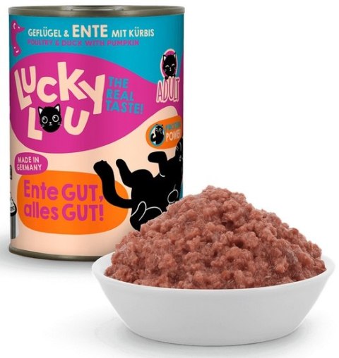 Lucky Lou Lucky Lou Lifestage Adult Drób i kaczka puszka 400g