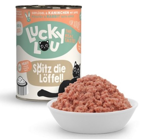 Lucky Lou Lucky Lou Lifestage Adult Drób i królik puszka 400g